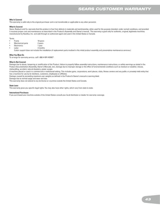 Schwinn 270 Recument Exercise bike Manual PDF Free Download