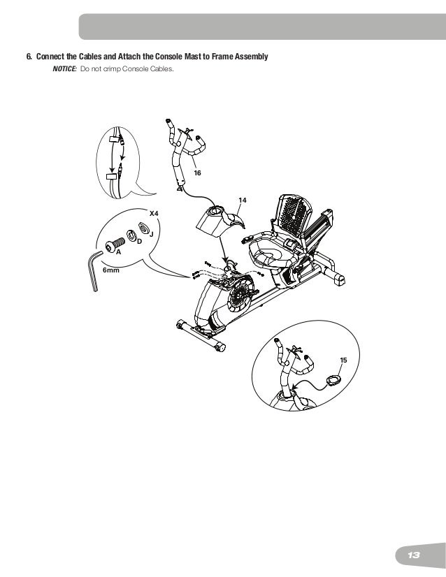 Schwinn 270 Recument Exercise bike Manual