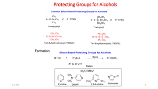 Protecting Groups for Alcohols
Formation
81:56 PM
 