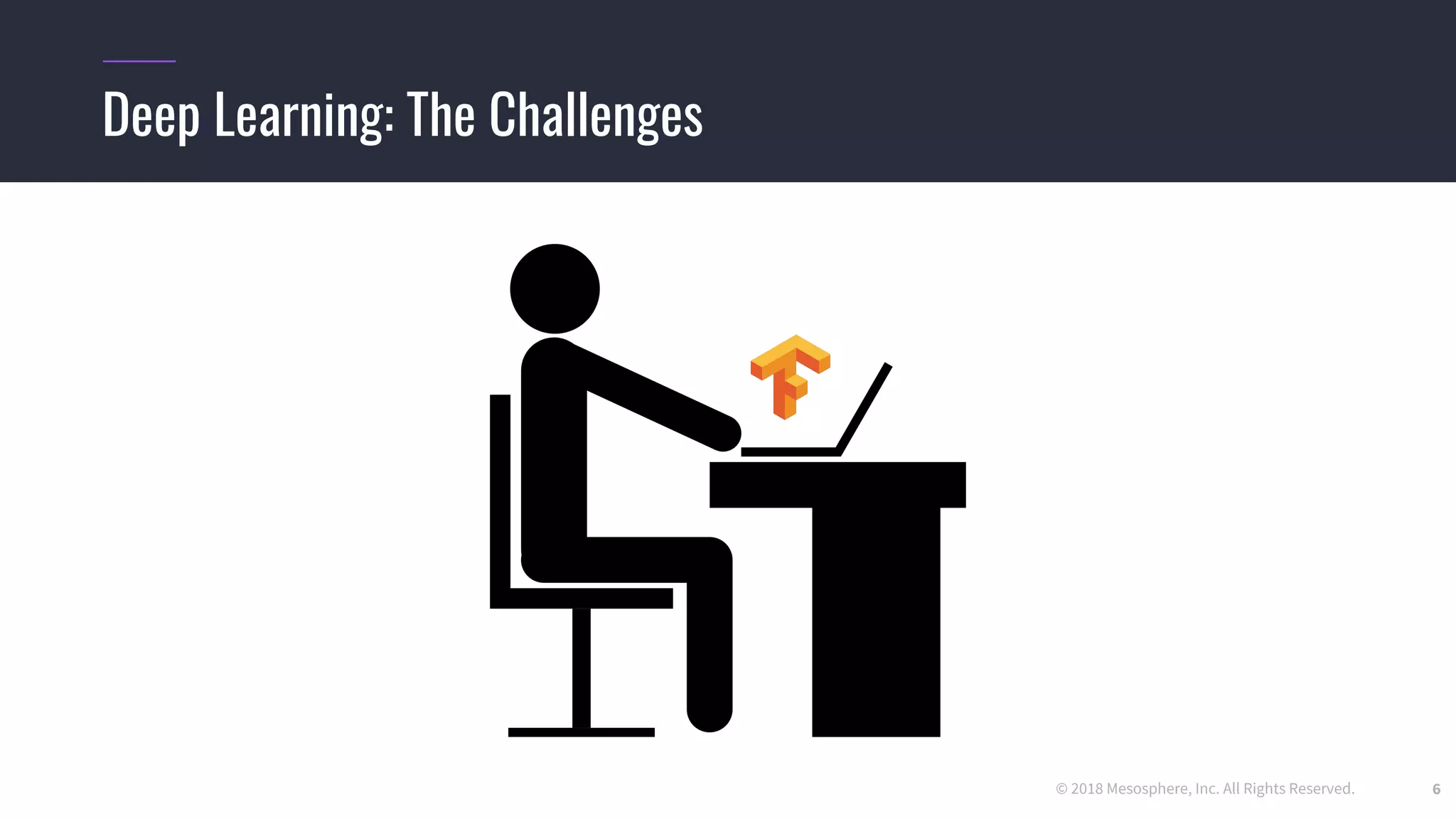 © 2018 Mesosphere, Inc. All Rights Reserved.
Deep Learning: The Challenges
6
 