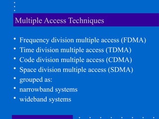 multiple access techniques and multiplexing .pptx