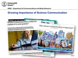 The Science of Science Communication: Relevance and Findings | PPTX