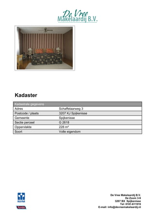 Schaffelaarweg 3 | DOC