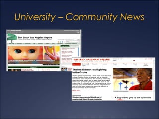 University – Community News
 