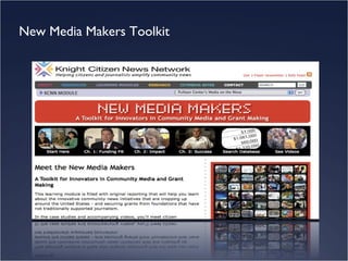 New Media Makers Toolkit
 