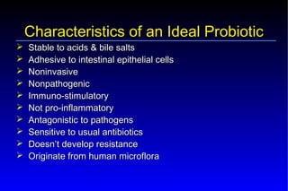 Probiotics – Prebiotics