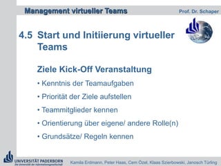 2.1 AufgabenAufgabengruppen die für telekooperative Arbeit geeignet sind: Führungsaufgaben (Einzelfall) 