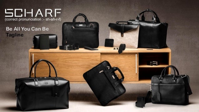 scharf laptop bags