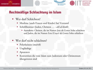 Sarajevo, 08. Juli 2013









Referent: Bilal Erkin - Schächten im Namen Gottes - Summer School in Sarajevo (Bosnien-Herzegowina)
 