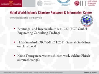 Sarajevo, 08. Juli 2013Referent: Bilal Erkin - Schächten im Namen Gottes - Summer School in Sarajevo (Bosnien-Herzegowina)



 