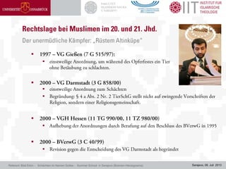 Sarajevo, 08. Juli 2013Referent: Bilal Erkin - Schächten im Namen Gottes - Summer School in Sarajevo (Bosnien-Herzegowina)









 