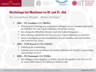 Sarajevo, 08. Juli 2013Referent: Bilal Erkin - Schächten im Namen Gottes - Summer School in Sarajevo (Bosnien-Herzegowina)










 