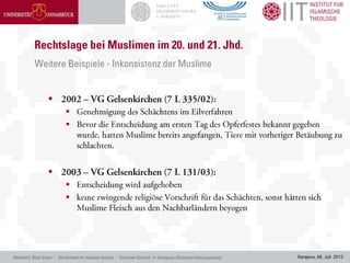 Sarajevo, 08. Juli 2013Referent: Bilal Erkin - Schächten im Namen Gottes - Summer School in Sarajevo (Bosnien-Herzegowina)






 