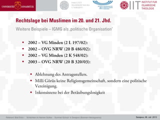 Sarajevo, 08. Juli 2013Referent: Bilal Erkin - Schächten im Namen Gottes - Summer School in Sarajevo (Bosnien-Herzegowina)







 