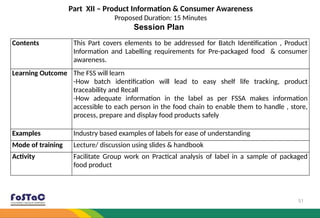 Schdule 4 part 2 fss 2011.pptx fssai guidelines | PPTX