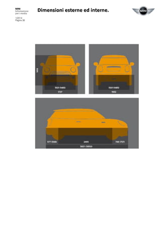 MINI
Infomazione
per i media
1/2014
Pagina 38

Dimensioni esterne ed interne.

 