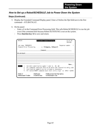 Robot job scheduler handbook | PDF