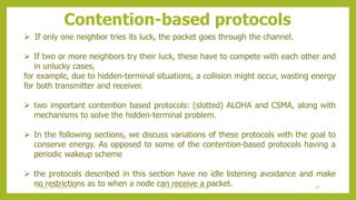 Schedule Based MAC Protocol | PPTX