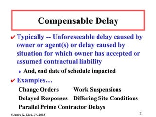 Schedule Delay Analysis (Is that Agreement) | PDF