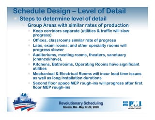 Schedule Development