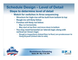 Schedule Development