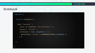 CFCAMP 2024
SCHEDULER
 