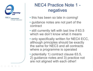Planning and Project Controls under NEC4 – the choice isn’t yours! by ...