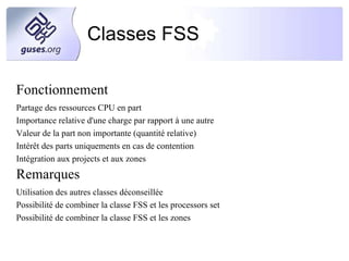 Processus de base et de haute priorités (jongler) Système à temps partagé Division du temps en tranche (quantum) 