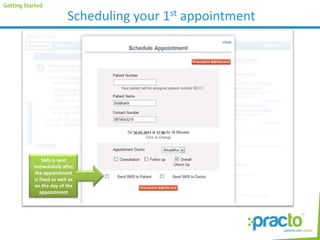 Scheduling your 1st appointment in Practo | PPTX