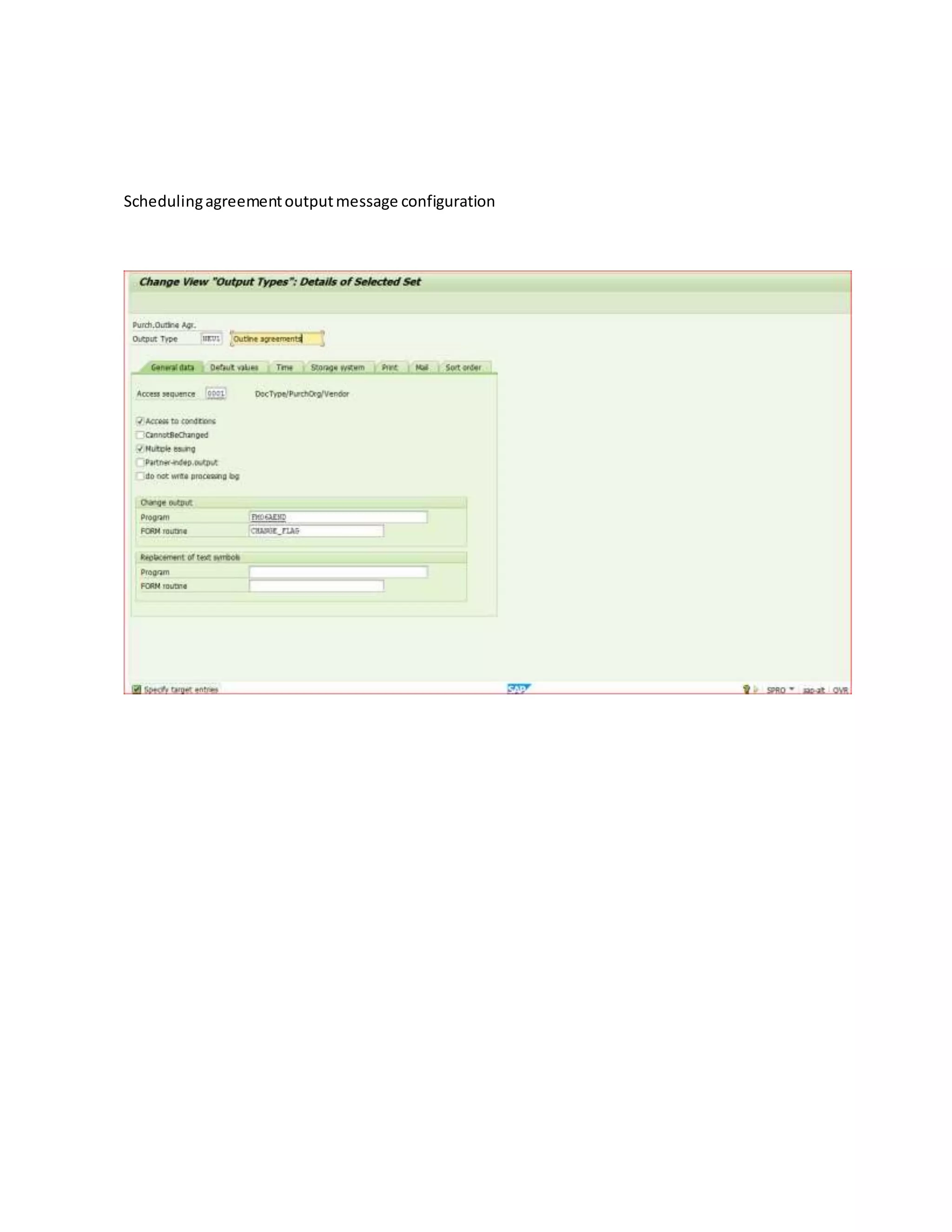 Print Scheduling Agreement Sap 87 - 0l45ujc