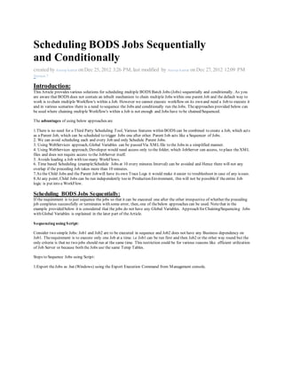 Scheduling bods jobs sequentially and conditionally | DOCX