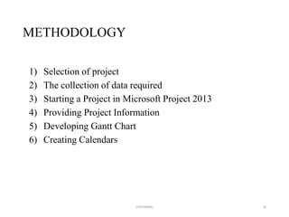 Scheduling by using microsoft project 2013 | PDF
