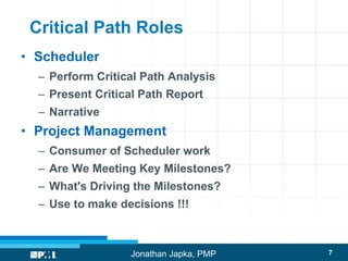 Mastering Critical Path Analysis and Reporting in Project Scheduling | PDF