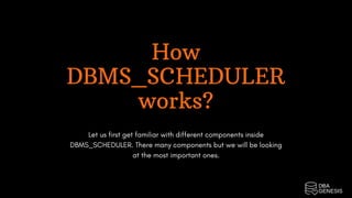 Scheduling Jobs With DBMA_Scheduler | PPT