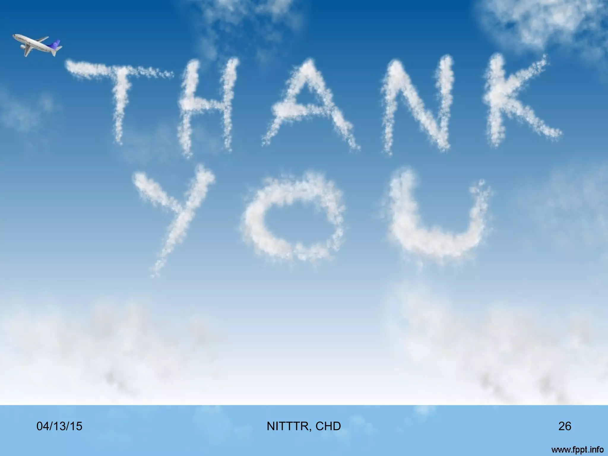 04/13/15 NITTTR, CHD 26
 
