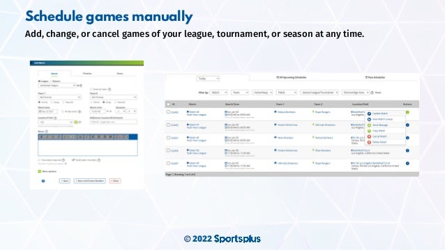 Game Scheduling Tournament Scheduler | PDF