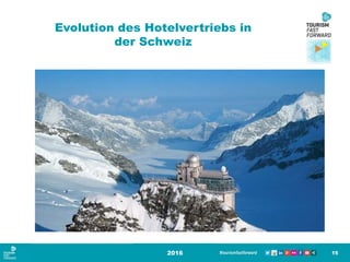 Evolution des Hotelvertriebs in
der Schweiz
2016 15
 