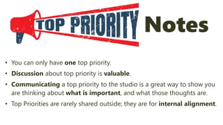 Game Studio Principles: A Case Study - GDC 2025 | PDF