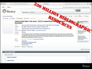 330 MILLION BIBLIOGRAPHIC
RESOURCES
 