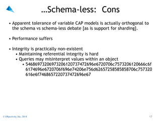 NoSQL Simplified: Schema vs. Schema-less | PPT