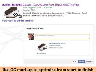 Use OG markup to optimize from start to finish
 