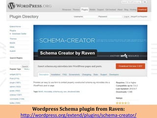 Wordpress Schema plugin from Raven:
http://wordpress.org/extend/plugins/schema-creator/
 