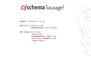Schema Sausage?	

 