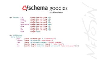 Sc goodies	

Double	
  schema	
  
 