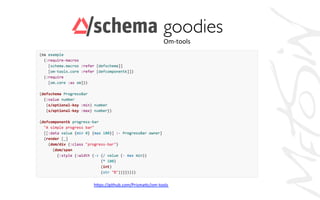 Sc goodies	

h,ps://github.com/PrismaAc/om-­‐tools	
  	
  
Om-­‐tools	
  
 