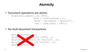 MongoDB Schema Design and its Performance Implications | PPTX