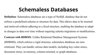 schemaless & graph in big data analytics | PPTX