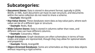 schemaless & graph in big data analytics | PPTX