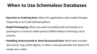 schemaless & graph in big data analytics | PPTX