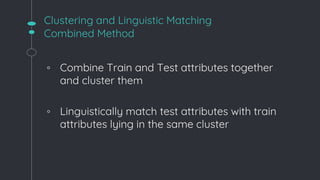 Matching Machine Learning Schema matching using machine learning | PPTX
